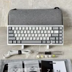 【極美品・おまけ付き】WOBKEY ZEN65 Lite Silver US配列