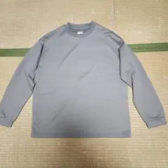 無地　グレー長袖　XL(LL)