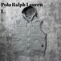 Polo Ralph Lauren グレー フード付きベスト