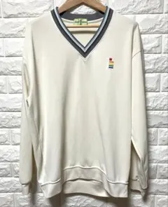 good! gosen Vネックセーター LL ホワイト