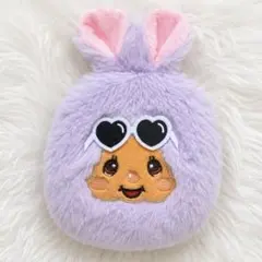 【新品・タグ付き】日焼けモンチッチ モコモコポーチ パープル