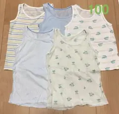 ユニクロ　メッシュタンクトップ 5枚セット サイズ100