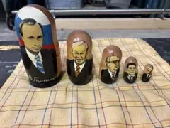 ロシア政治家マトリョーシカ 5個セット
