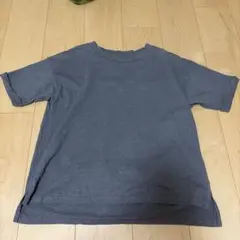 バックタック 半袖Tシャツ ブルーグレーのサムネイル