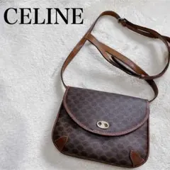 セリーヌ CELINE PVC トリオンフ ロゴ マカダム ショルダーバッグ