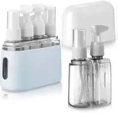 トラベルボトル 旅行詰替えボトル 透明小分け スプレーボトル 収納ケース付