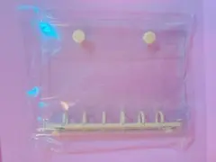 A7 クリア バインダー シール帳 イエロー