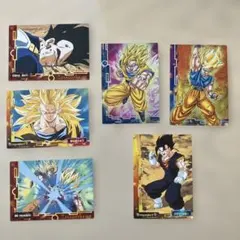 ドラゴンボールカード　6枚　まとめ売り　孫悟空　サイヤ人3 ベジット ベジータ