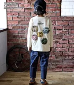 【値下げ】BREEZE スヌーピー ロンT 80cm ワッペン 白