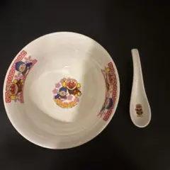 アンパンマン 食器セット どんぶりとれんげ陶器