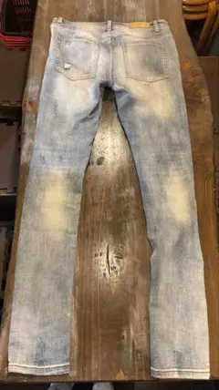 mnml ダメージ加工 スキニージーンズ　32インチ