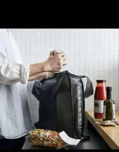 DEAN & DELUCA エコバッグ　ブラック　クリア