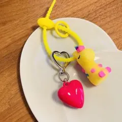 ペガサス　ユニコーン　y2k キーホルダー　バッグチャーム　韓国　イエロー　推し