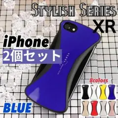 iPhone XR 対応 ハードケース ネイビー 青 * /153のサムネイル