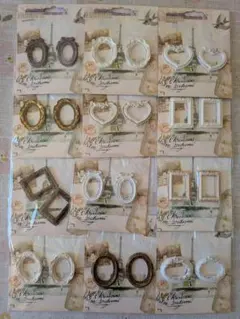 ハンドメイド　レジン　フレーム　アンティーク　枠　パーツ