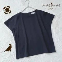 【ジョルジュレッシュ】シャツ　ブラウス　フレンチスリーブ　バックファスナー