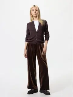 UNIQLO ソフトベロアイージーパンツ