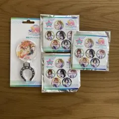 ウマ娘　スマートフォンリング & 缶バッジセットのサムネイル