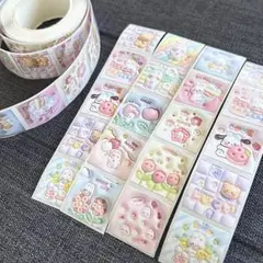 3Dぷっくりシール 韓国シール 100枚