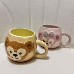 ディズニー　ダッフィフレンズ　ダッフィ　シェリーメイ　マグカップ　セット
