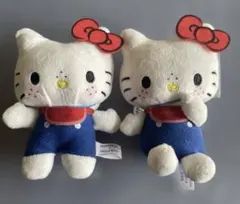 サンリオ　モンチッチ × ハローキティ マスコット キャラクターグッズ2種セット