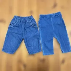 デニムパンツ　95センチ　100センチ　2枚セット