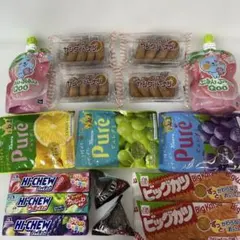 ビッグカツ　ぷるんぷるん Qoo ヤングドーナツ　ピュレグミなど　16点