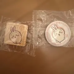 ちいかわ くら寿司　うさぎ　缶バッジ　マグネット　2点セット