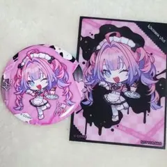 FLOWGLOW タワレコカフェ 後半 缶バッジ ポスカ　綺々羅ヴィヴィ ホロライブ FLOWGLOW タワレコカフェ 後半 缶バッジ 綺々羅々ヴィヴィ