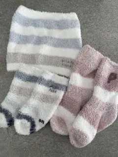 ジェラートピケ ベビー　腹巻き　靴下