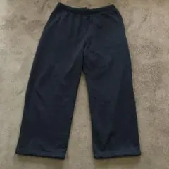 ジーユー　ヘビーウェイト　スウェット　ワイドストレートパンツ　黒　XL gu