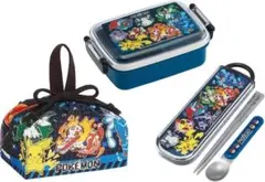 新品◆Skaterお弁当箱3点セット◆ポケモンお箸コンビセット巾着 子供日本製