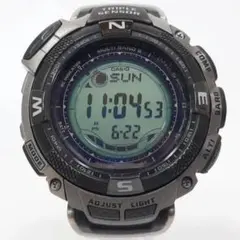 カシオ PROTREK PRW-1500TJ 電波ソーラー メタルバンド チタン