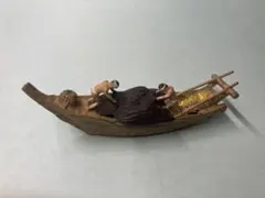 ミニチュア 船 漁師 人形 のセット 置物 インテリア 工芸品