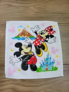 東京ディズニーリゾート 非売品ミニタオル ミッキー ミニー