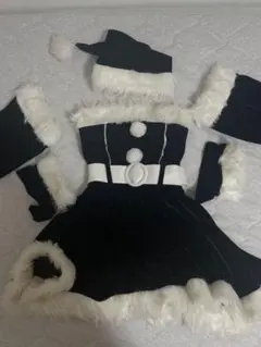 サンタコスチューム 黒と白