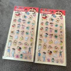 クレヨンしんちゃん シール　ぷっくりステッカー　マシュマロ　セリア☆2のサムネイル