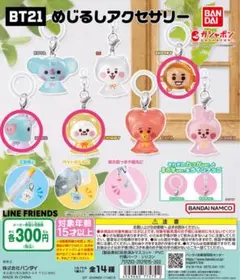 BT21めじるしアクセサリー SHOOKY CHIMMY MANG おまけつき