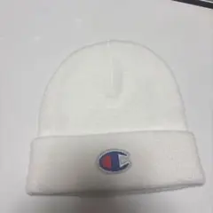 Champion ホワイト ニット帽