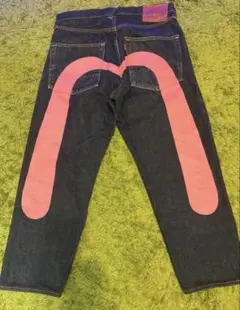 エビス EVISU ピンク ビッグカモメ No.2 2001 ジーンズ W34 - メルカリ