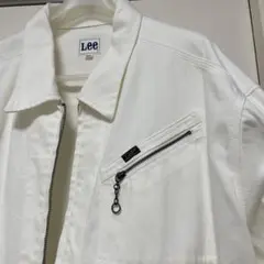 Lee 春秋 ホワイト デニムジャケット
