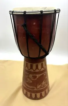 高さ　112cm 民族楽器　ヴィンテージ　レア　打楽器　太鼓　民族 美品】ジャンベ 50cm 民族楽器 アフリカ 太鼓 天然木・ヤギ皮｜Yahoo