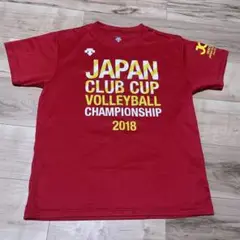 DESCENTE 2018 JAPAN CLUB CUP Tシャツ Mサイズ