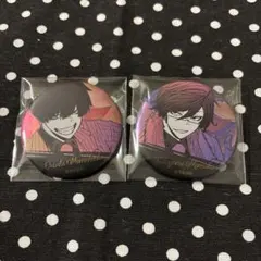 桃源暗鬼 桃華 月詠　桃角 桜介　メタリック缶バッジコレクション　AGF