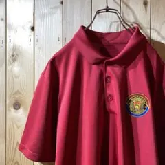 ss4095 NIKE ナイキ ゴルフ 半袖ポロシャツ 赤 M