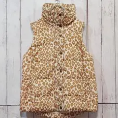 OLD NAVY レオパレード柄ダウンベスト
