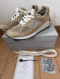 希少コラボ KITH × New Balance 990V2 "Tan"