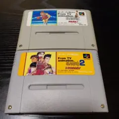スーパーファミコンソフト　スラムダンク1&2　2本セット　まとめ