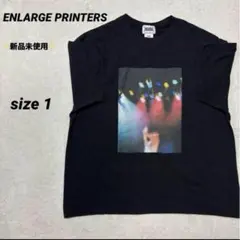 【新品未使用】ENLARGE PRINTERS☆Tシャツ☆1☆グレー