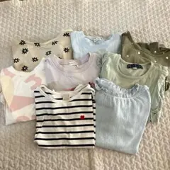子供服まとめ売り　女の子　100 〜110cm トップス8点セット